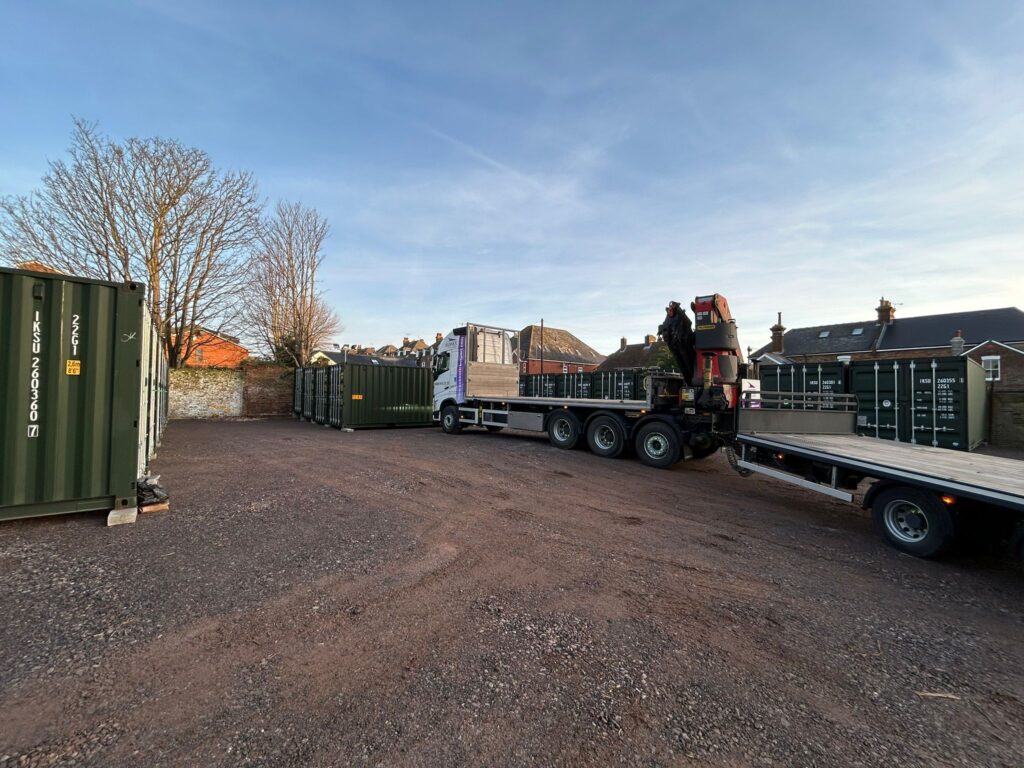 Container Park for Storage in Rother