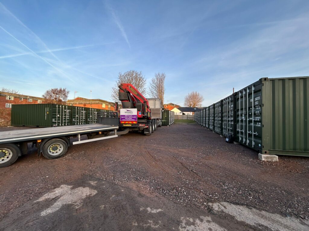 Container Park for Storage in Bexhill